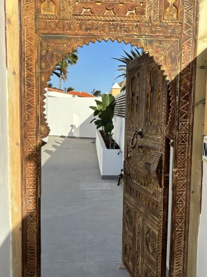 Beach Villa Corralejo main gate